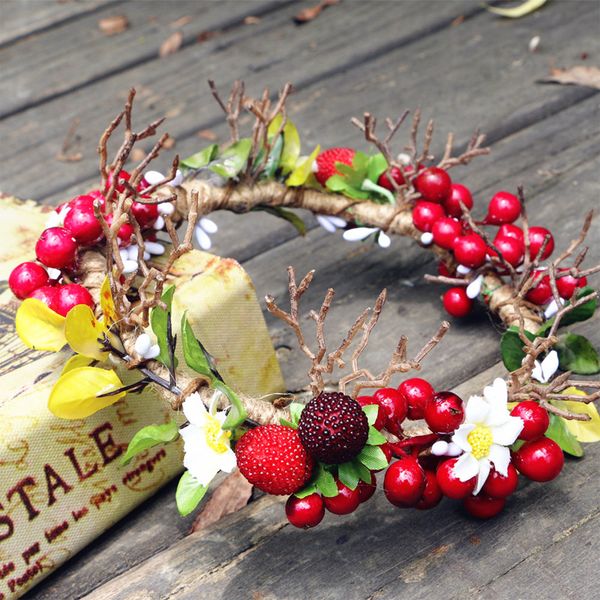 new arrival romantic flower fruit head garland wreath hairwear bridal girl kid wedding party flower hairbands ing
new arrival romantic flower fruit head garland wreath hairwear bridal girl kid wedding party flower hairbands ing