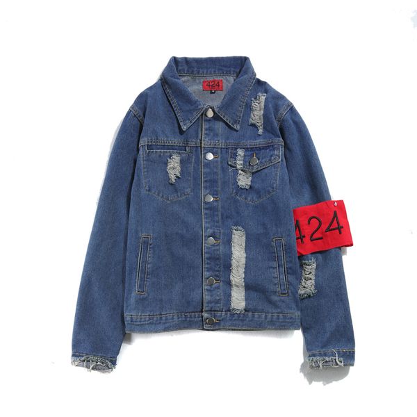 Mens Denim Jacket Coats Long Sleeves Jeans Jacket Blue Vintage Holes Jeans Coat For men Casual Style
Mens Denim Jacket Coats Long Sleeves Jeans Jacket Blue Vintage Holes Jeans Coat For men Casual Style