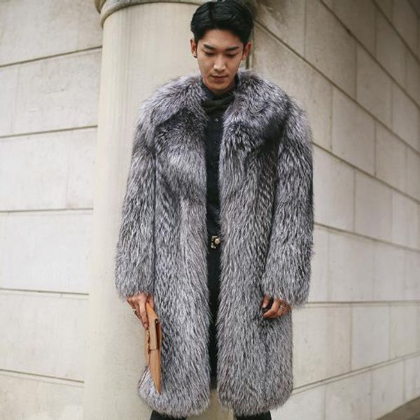wholesale- clobee men faux fur coats 2017 winter outwear fake fox fur long jackets oversized 3xl 4xl 5xl men's thicken warm overcoats m, Black
wholesale- clobee men faux fur coats 2017 winter outwear fake fox fur long jackets oversized 3xl 4xl 5xl men's thicken warm overcoats m, Black
