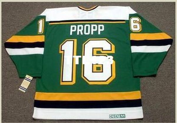men #16 brian propp minnesota north stars 1990 ccm vintage home hockey jersey or custom any name or number retro jersey, Black;red 
men #16 brian propp minnesota north stars 1990 ccm vintage home hockey jersey or custom any name or number retro jersey, Black;red