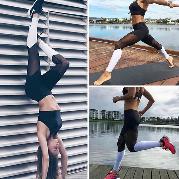 2018 yoga pant womens running leggings sports pants mesh trousers patchwork female fitness clothing workout sportswear, White;red
2018 yoga pant womens running leggings sports pants mesh trousers patchwork female fitness clothing workout sportswear, White;red