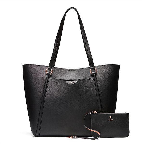 MIMCO Fashion Women phenomena tote black rosegold color large shopper tote shopping bag
MIMCO Fashion Women phenomena tote black rosegold color large shopper tote shopping bag