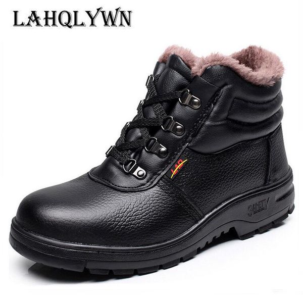 men winter boots snow boots for men ankle warm with plush fur work safety shoes 45 46 h62, Black
men winter boots snow boots for men ankle warm with plush fur work safety shoes 45 46 h62, Black