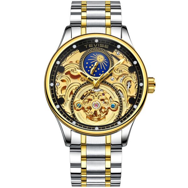 2018 new brand tevise men hollow gold automatic mechanical wristwatches tourbillon fashion casual watch relogio masculino d18100706, Slivery;brown
2018 new brand tevise men hollow gold automatic mechanical wristwatches tourbillon fashion casual watch relogio masculino d18100706, Slivery;brown