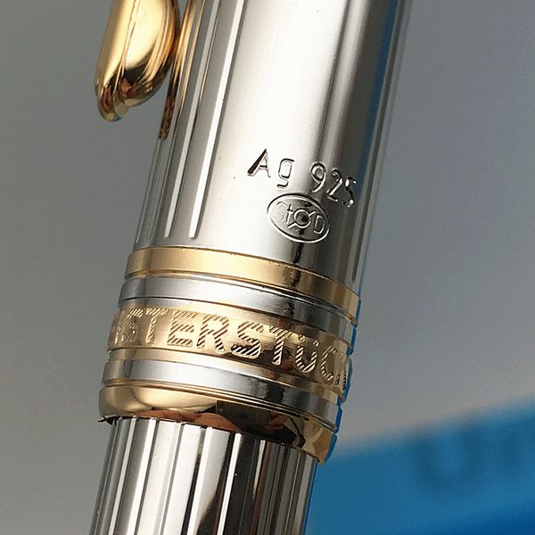 grade ag925 mb pen meisterstucks silver lines metal ballpoint/roller ball pen stationary supplies a, Blue;orange
grade ag925 mb pen meisterstucks silver lines metal ballpoint/roller ball pen stationary supplies a, Blue;orange