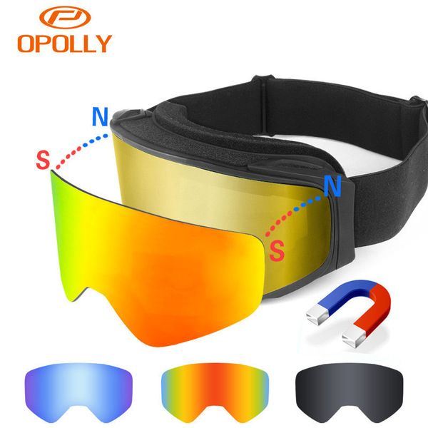 new patent ski goggles replaceable magnetic lenses uv400 double anti-fog ski mask skiing men women snow snowboard goggles
new patent ski goggles replaceable magnetic lenses uv400 double anti-fog ski mask skiing men women snow snowboard goggles