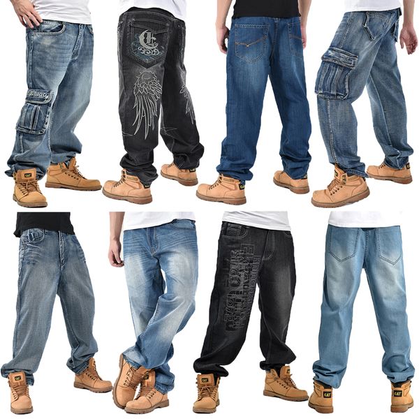 new multiple styles mens large size baggy hip-hop jean pants loose folds beads whiskers washed skateboarding long trousers casual for men, Blue
new multiple styles mens large size baggy hip-hop jean pants loose folds beads whiskers washed skateboarding long trousers casual for men, Blue