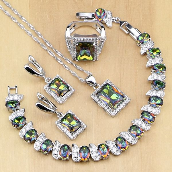 whole salesterling silver jewelry mystic rainbow fire zircon jewelry sets women wedding earrings/pendant/necklace/rings/bracelet, Slivery;golden
whole salesterling silver jewelry mystic rainbow fire zircon jewelry sets women wedding earrings/pendant/necklace/rings/bracelet, Slivery;golden
