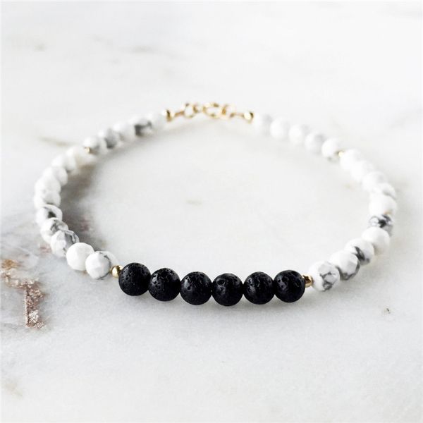 12pcs/lot Howlite & Lava Bead Essential Oil Diffuser Bracelet Marble White turquoise
12pcs/lot Howlite & Lava Bead Essential Oil Diffuser Bracelet Marble White turquoise