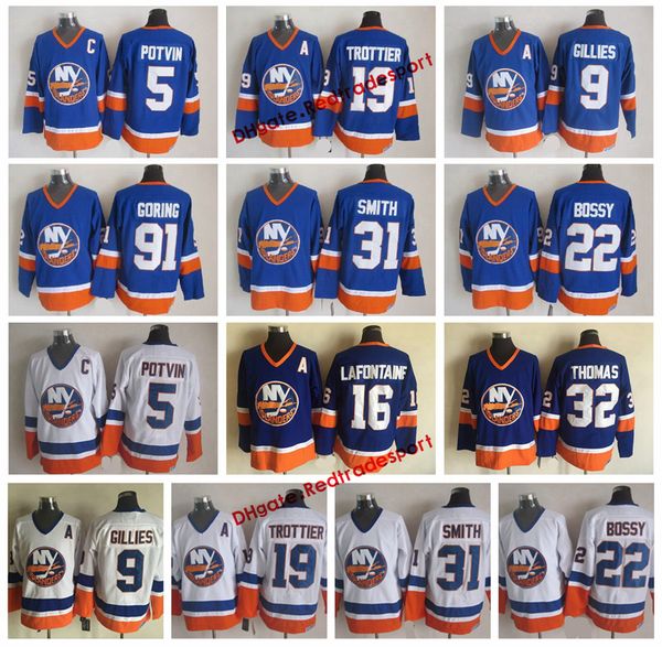vintage new york islanders 31 billy smith 5 denis potvin mike bossy rocky trottier 9 clark gillies steve thomas pat lafontaine hockey jersey, Black;red
vintage new york islanders 31 billy smith 5 denis potvin mike bossy rocky trottier 9 clark gillies steve thomas pat lafontaine hockey jersey, Black;red