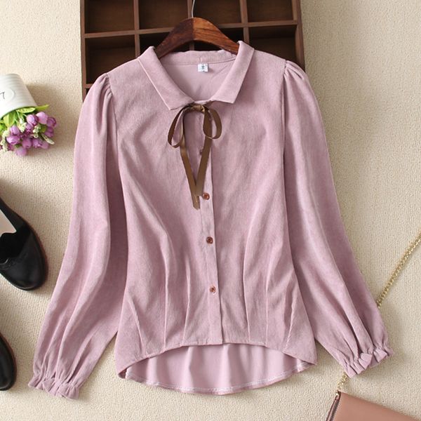 autumn winter cotton shirts 2018 new women long sleeve corduroy and blouses lantern sleeve japanese shirt, White
autumn winter cotton shirts 2018 new women long sleeve corduroy and blouses lantern sleeve japanese shirt, White