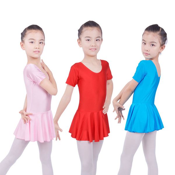short sleeved spandex gymnastics leotard for girls pink red blue ballet dress clothing kids dance wear, Black;red
short sleeved spandex gymnastics leotard for girls pink red blue ballet dress clothing kids dance wear, Black;red
