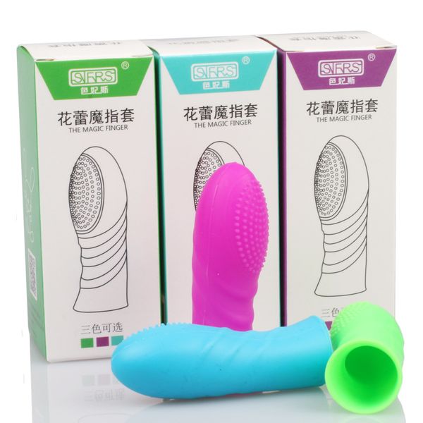 

soft silicone magic finger sleeve g spot stimulation flirting toys for women couple products
