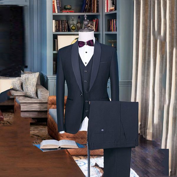 2018 custom made grey suits for wedding groom tuxedos 3 pieces man blazers handsome groomsmen terno masculino evening party, Black;gray
2018 custom made grey suits for wedding groom tuxedos 3 pieces man blazers handsome groomsmen terno masculino evening party, Black;gray