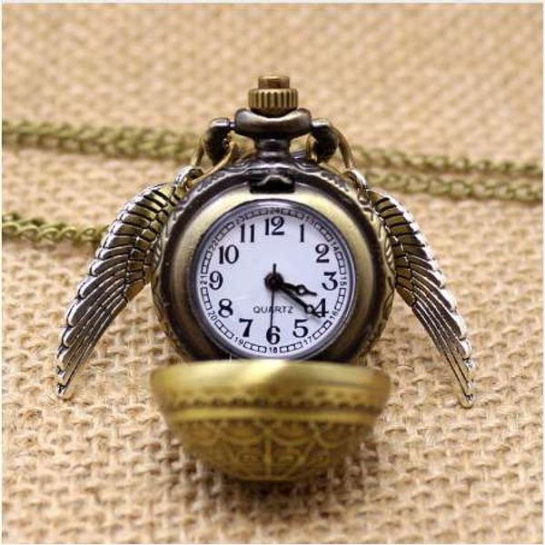 drop shipping elegant golden snitch quartz fob pocket watch with sweater necklace chain, Slivery;golden
drop shipping elegant golden snitch quartz fob pocket watch with sweater necklace chain, Slivery;golden