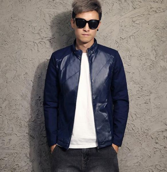 men fall european american trend fashionable individual character han edition new high-quality goods handsome splice coat /m-3xl, Black
men fall european american trend fashionable individual character han edition new high-quality goods handsome splice coat /m-3xl, Black