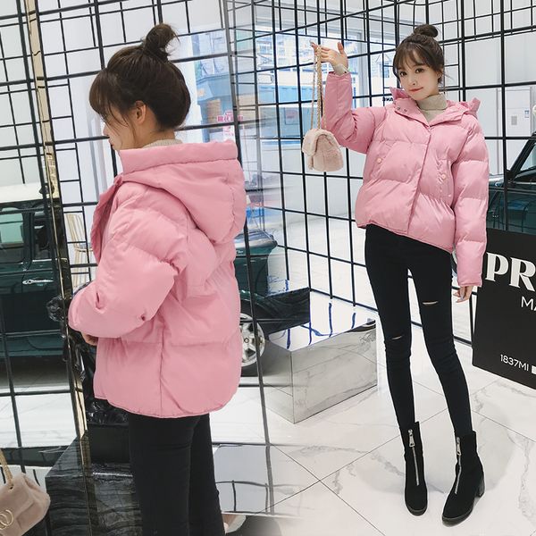 make new winter cotton-padded clothes loose bread han edition brief paragraph with thick warm clothing female students down cott, Black
make new winter cotton-padded clothes loose bread han edition brief paragraph with thick warm clothing female students down cott, Black