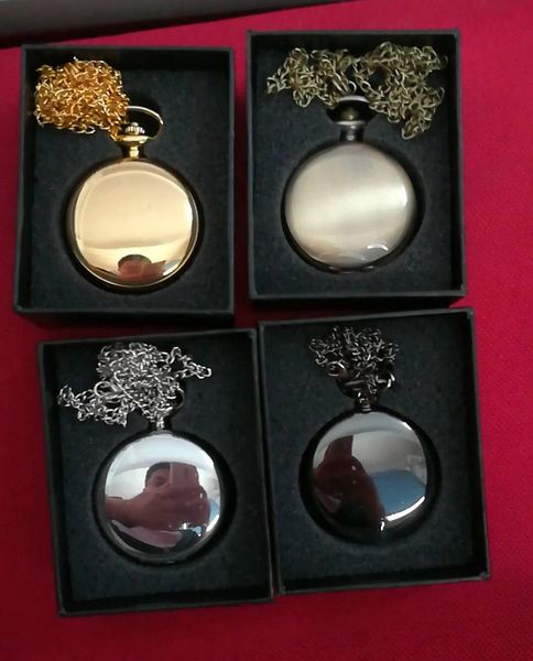 wholesale 100pcs/lot mix 4colors quartz watches chain bronze pocket watches with gift box, Slivery;golden
wholesale 100pcs/lot mix 4colors quartz watches chain bronze pocket watches with gift box, Slivery;golden