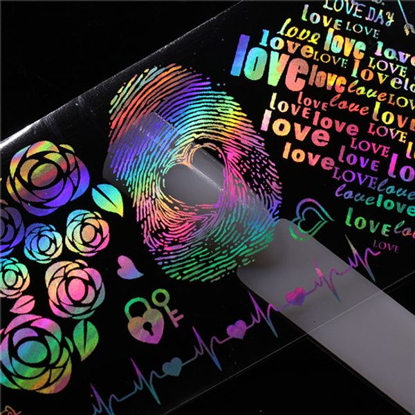 nail clippers 10 pcs 4*20cm holographic nail foil rose panda butterfly dandelion fire flower pattern nail art transfer sticker, Black
nail clippers 10 pcs 4*20cm holographic nail foil rose panda butterfly dandelion fire flower pattern nail art transfer sticker, Black