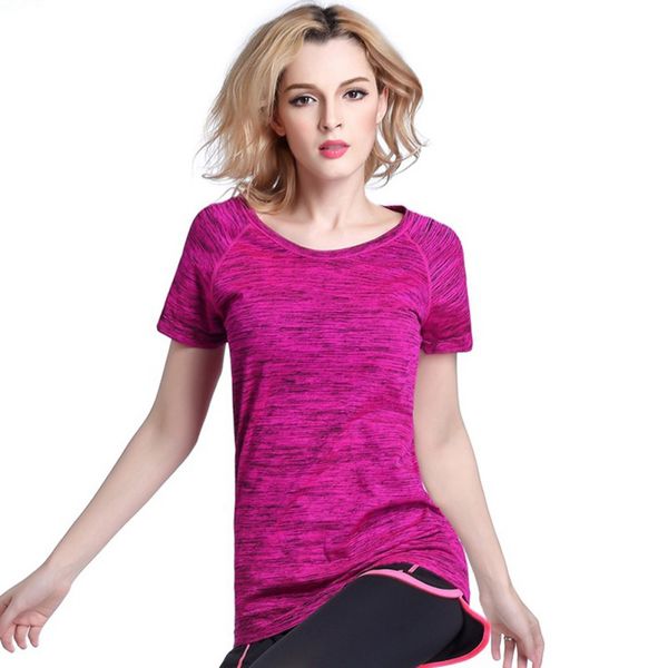 pro women sports quick dry t shirt for yoga fitness running jogging gym sweat breathable exercises short sleeve accessories, White;red
pro women sports quick dry t shirt for yoga fitness running jogging gym sweat breathable exercises short sleeve accessories, White;red
