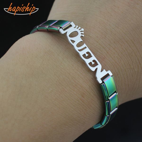 hapiship 2018 fashion women's jewelry queen charm stainless steel 7 color 9mm bracelet bangle for women girl wife jewelry g081, Golden;silver
hapiship 2018 fashion women's jewelry queen charm stainless steel 7 color 9mm bracelet bangle for women girl wife jewelry g081, Golden;silver
