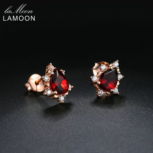 lamoon 2018 pear-shaped 100% natural gemstone red garnet earrings 925 sterling-silver-jewelry s925 for women girl gifts lmei060, Golden;silver
lamoon 2018 pear-shaped 100% natural gemstone red garnet earrings 925 sterling-silver-jewelry s925 for women girl gifts lmei060, Golden;silver