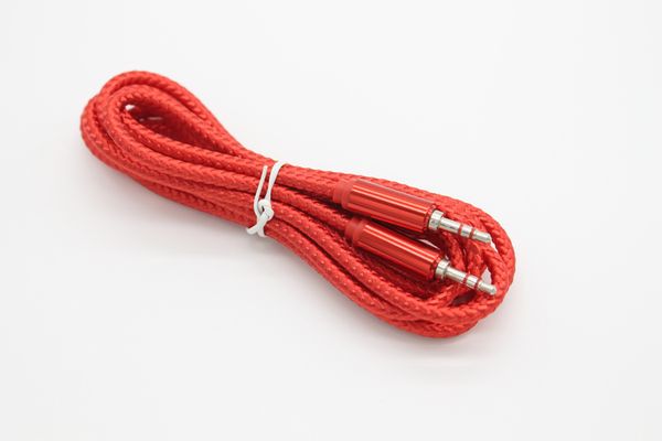 2m/6ft od5.0 3.5mm gold-plated connectors fabric male to male aux audio cable cord 20
2m/6ft od5.0 3.5mm gold-plated connectors fabric male to male aux audio cable cord 20