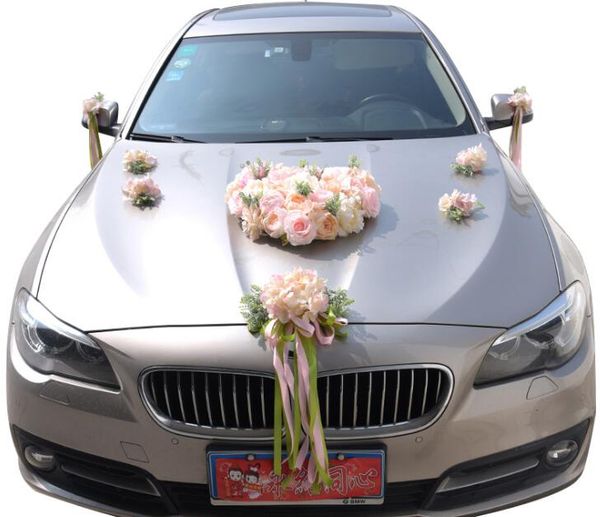 artificial rose ribbon wedding car with flower decoration sets wedding supplies heart-shaped wedding wreaths decorative flowers
artificial rose ribbon wedding car with flower decoration sets wedding supplies heart-shaped wedding wreaths decorative flowers