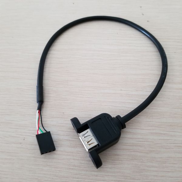 1 pcs motherboard panel mount screw usb a female to dupont 4pin adapter data extension cable 30cm
1 pcs motherboard panel mount screw usb a female to dupont 4pin adapter data extension cable 30cm