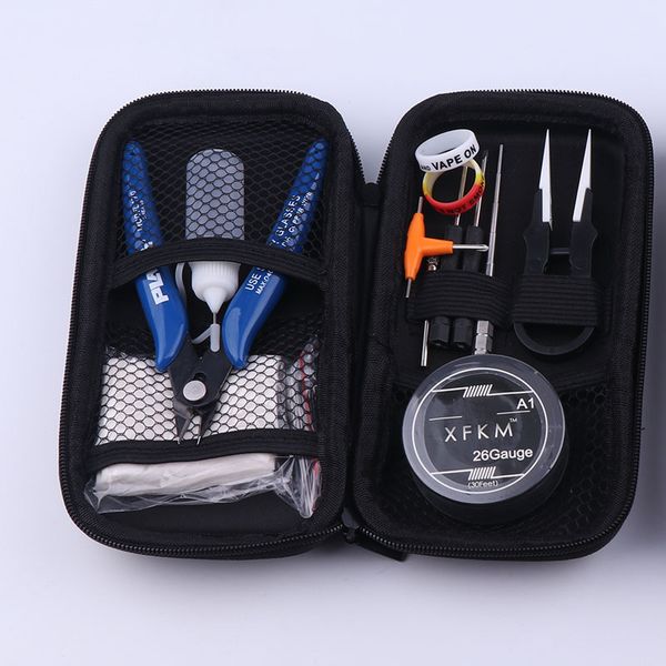 new xfkm mini vape diy tool bag tweezers pliers wire heaters kit coil jig winding for packing electronic cigarette accessories
new xfkm mini vape diy tool bag tweezers pliers wire heaters kit coil jig winding for packing electronic cigarette accessories