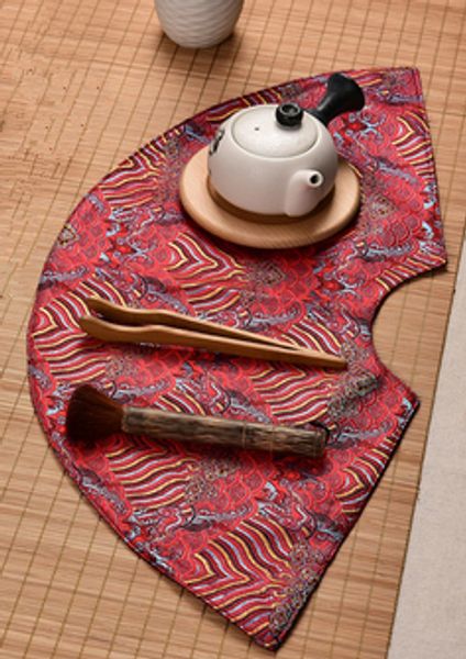 fan shaped elegant geometric chinese silk placemats large dining table plate mat coffee pads table cloth luxury small table runner 48x22 cm
fan shaped elegant geometric chinese silk placemats large dining table plate mat coffee pads table cloth luxury small table runner 48x22 cm