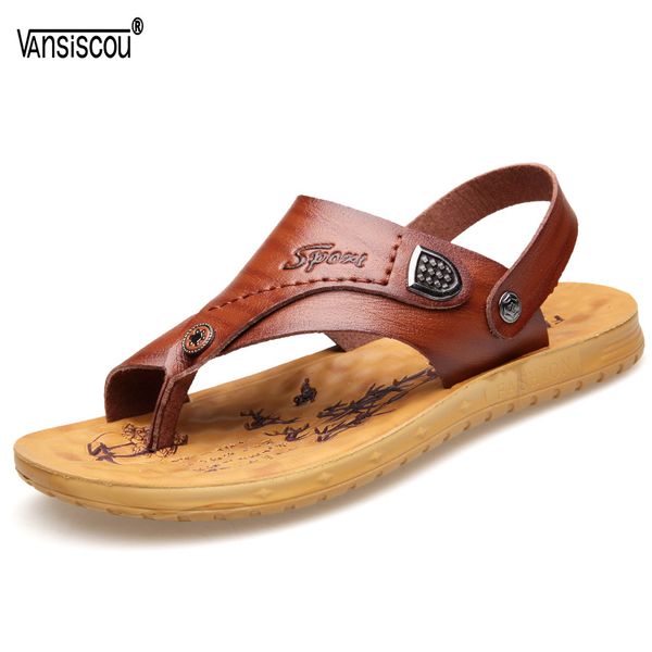 vansiscou mens sandals pu leather summer 2018 brand new beach men flip-flops sandals breathy slippers men open toe casual shoes, Black
vansiscou mens sandals pu leather summer 2018 brand new beach men flip-flops sandals breathy slippers men open toe casual shoes, Black