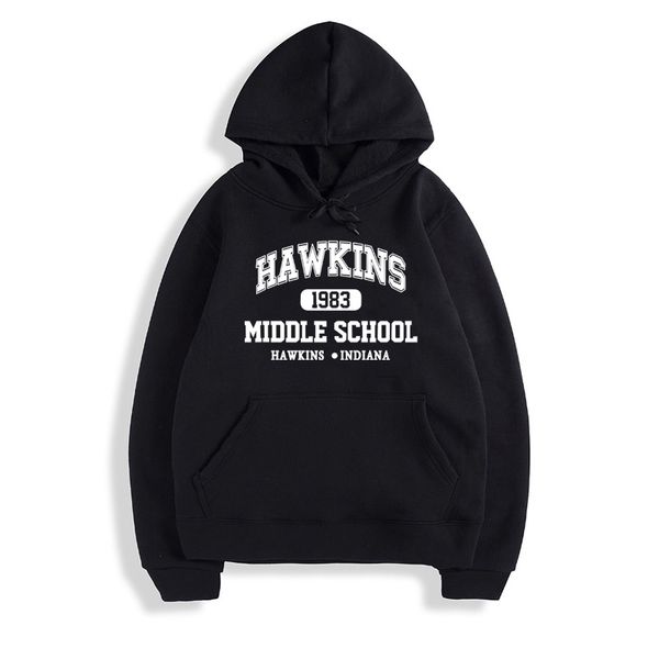 eleven hoodies hawkins high middle school hoody sweatshirts men women hooded autumn winter sportswear tracksuits, Black
eleven hoodies hawkins high middle school hoody sweatshirts men women hooded autumn winter sportswear tracksuits, Black