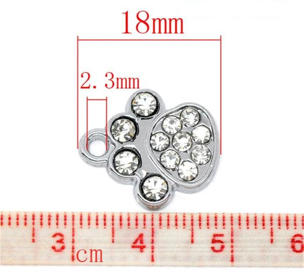 100pcs/lot rhinestones paw hang pendant paw charms diy accessories paw shape pendants fit for leather wristband phone strips, Bronze;silver
100pcs/lot rhinestones paw hang pendant paw charms diy accessories paw shape pendants fit for leather wristband phone strips, Bronze;silver