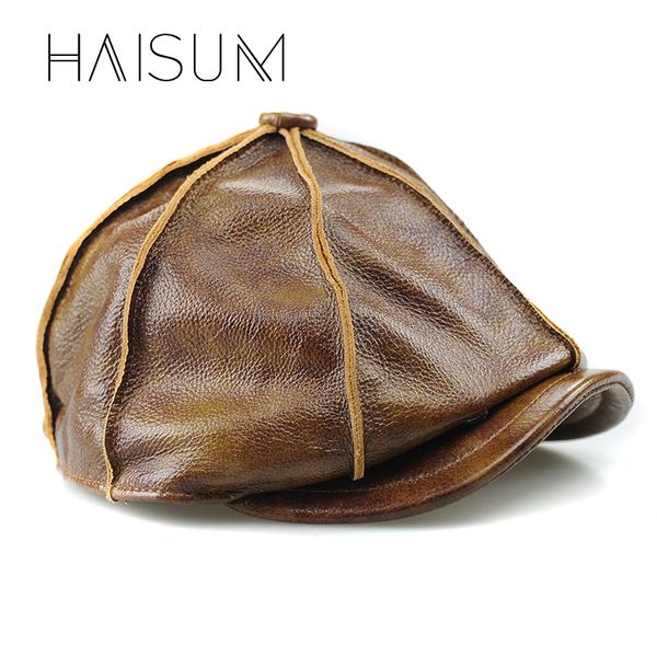 haisum genuine leather hat cap the most popular cowhide warm winter with cotton padding cs08, Blue;gray
haisum genuine leather hat cap the most popular cowhide warm winter with cotton padding cs08, Blue;gray