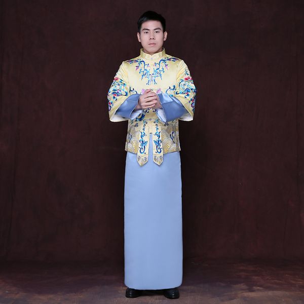 chinese traditional wedding groom gown robe suzhou embroidery men clothing groom wedding outfit ethnic clothes red beige blue
chinese traditional wedding groom gown robe suzhou embroidery men clothing groom wedding outfit ethnic clothes red beige blue