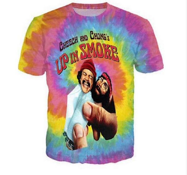 wholesale-smoke up print style cheech casual 3d mens/womens in fashion tie-dye funny chong and t-shirt dx022 summer ivcvt, Black
wholesale-smoke up print style cheech casual 3d mens/womens in fashion tie-dye funny chong and t-shirt dx022 summer ivcvt, Black