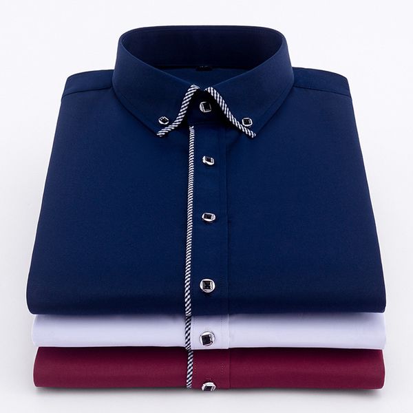 new fashion tipping design men shirt hight quality solid color long sleeve shirt men plus size 5xl mens shirts casual slim fit, White;black
new fashion tipping design men shirt hight quality solid color long sleeve shirt men plus size 5xl mens shirts casual slim fit, White;black