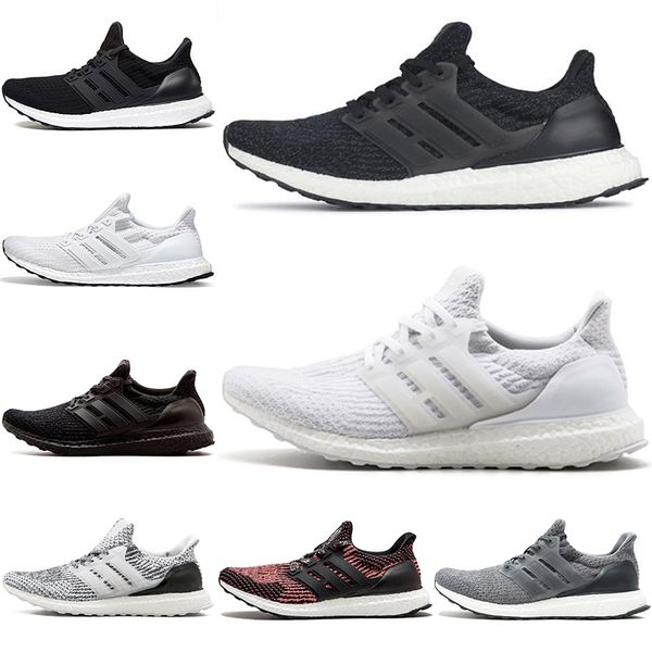 

ultra 3.0 4.0 running shoes ub triple black white oreo cny grey men women designer trainer sports sneakers size 36-45, White;red