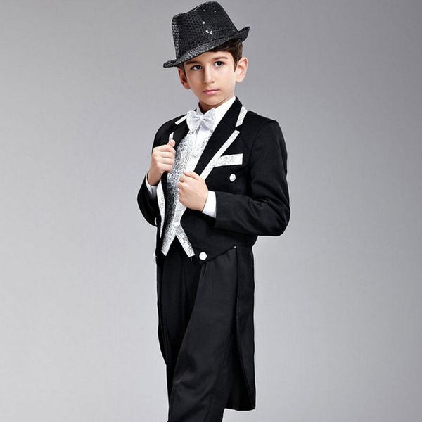 customized boy suit three-piece suit (coat + pants + vest) wedding flower girl dress children' costumes party party dress, Black
customized boy suit three-piece suit (coat + pants + vest) wedding flower girl dress children' costumes party party dress, Black