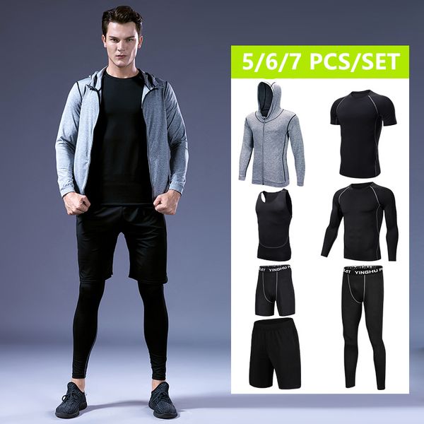 quick dry running set men compression sports suits basketball jogging tights running underwear gym fitness training sports suits, Black;blue
quick dry running set men compression sports suits basketball jogging tights running underwear gym fitness training sports suits, Black;blue