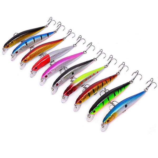 10pcs/set wobblers minnow 9cm 7.5g floating artificial fishing baits hard lure swimbait trout fishing lures crankbait minnow
10pcs/set wobblers minnow 9cm 7.5g floating artificial fishing baits hard lure swimbait trout fishing lures crankbait minnow