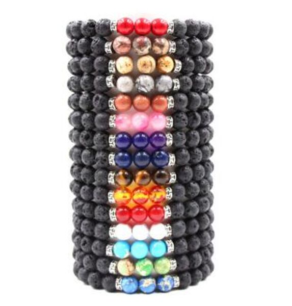 new arrival lava rock beads charms bracelets colorized beads men's women's natural stone strands bracelet for fashion jewelry craf, Black
new arrival lava rock beads charms bracelets colorized beads men's women's natural stone strands bracelet for fashion jewelry craf, Black