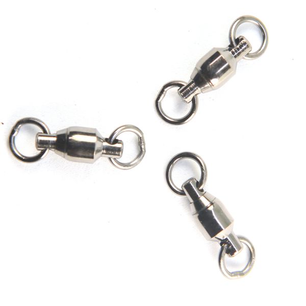 50pcs ball bearing swivel 100% copper stainless steel welding rings black nickel finish super high strength saltwater big game fishing
50pcs ball bearing swivel 100% copper stainless steel welding rings black nickel finish super high strength saltwater big game fishing