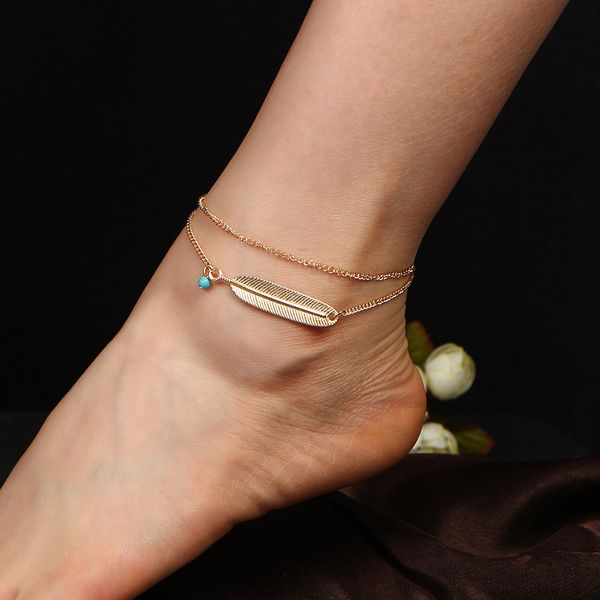 price feather leave ankle bracelet barefoot sandals anklets for women beach foot jewelry leg chain accessories, Red;blue
price feather leave ankle bracelet barefoot sandals anklets for women beach foot jewelry leg chain accessories, Red;blue