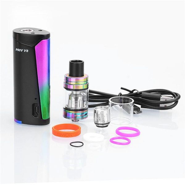 Priv V8 Kit с 3 мл Tfv8 Baby Tank 60 Вт Priv V8 TC Vape Mod Baby M2 Coil двойные светодиодные индикаторы
Priv V8 Kit с 3 мл Tfv8 Baby Tank 60 Вт Priv V8 TC Vape Mod Baby M2 Coil двойные светодиодные индикаторы