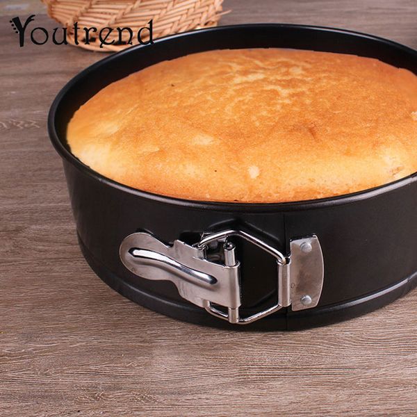 6/8 inch non-stick bakeware round carbon steel springform cake pan, chiffon cake mold
6/8 inch non-stick bakeware round carbon steel springform cake pan, chiffon cake mold
