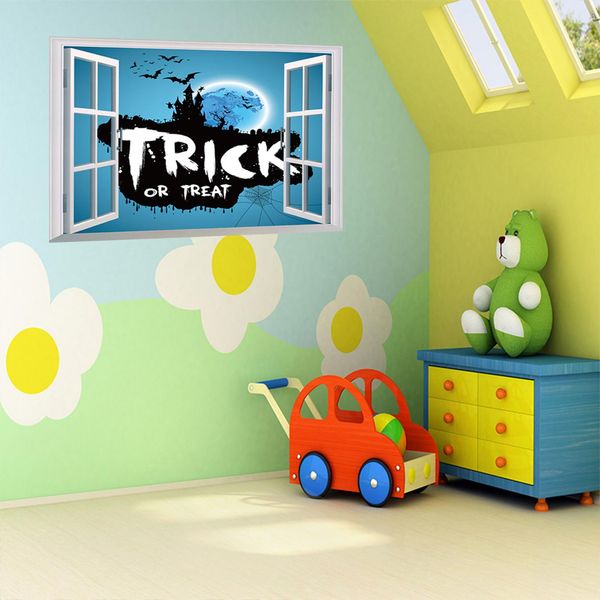 new halloween supplies bat castle three-dimensional the window wall stickers festive event party decoration
new halloween supplies bat castle three-dimensional the window wall stickers festive event party decoration