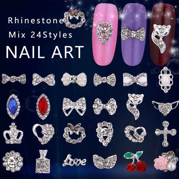 mix 24 style 1pc mix shape rhinestones jewelry nail art design 3d nails decorations stone strass charms love manicure, Silver;gold
mix 24 style 1pc mix shape rhinestones jewelry nail art design 3d nails decorations stone strass charms love manicure, Silver;gold