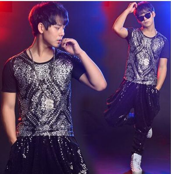 оригинальные мужчины sequin vest camiseta hombre персонализированные танцевальные сцены сценического стиля звезды без рукавов одежда панк-ро, Black;white
оригинальные мужчины sequin vest camiseta hombre персонализированные танцевальные сцены сценического стиля звезды без рукавов одежда панк-ро, Black;white
